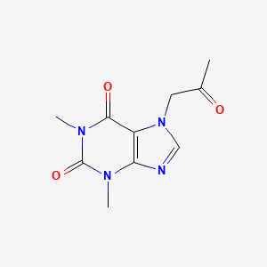 molecular formula C10H12N4O3 B4245324 1,3-dimethyl-7-(2-oxopropyl)-3,7-dihydro-1H-purine-2,6-dione CAS No. 10226-64-9