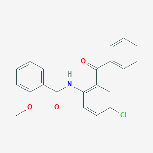 N-(2-benzoyl-4-chlorophenyl)-2-methoxybenzamide