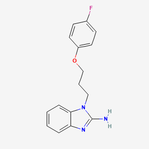 1-[3-(4-FLUOROPHENOXY)PROPYL]-1H-1,3-BENZODIAZOL-2-AMINE