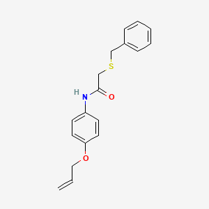 N-[4-(allyloxy)phenyl]-2-(benzylthio)acetamide