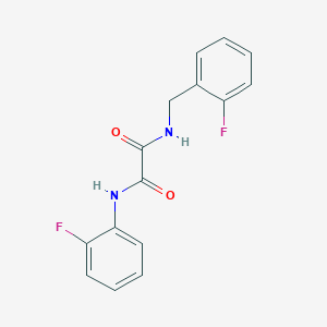 N-(2-fluorobenzyl)-N'-(2-fluorophenyl)ethanediamide