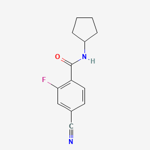 4-cyano-N-cyclopentyl-2-fluorobenzamide