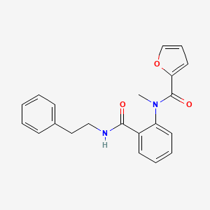 N-methyl-N-(2-{[(2-phenylethyl)amino]carbonyl}phenyl)-2-furamide