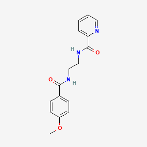 N-{2-[(4-methoxybenzoyl)amino]ethyl}-2-pyridinecarboxamide