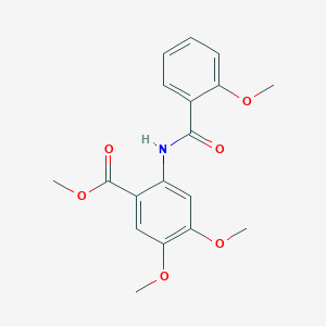 methyl 4,5-dimethoxy-2-[(2-methoxybenzoyl)amino]benzoate