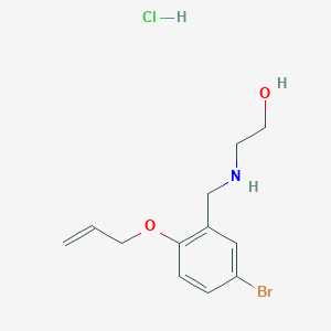 2-{[2-(allyloxy)-5-bromobenzyl]amino}ethanol hydrochloride