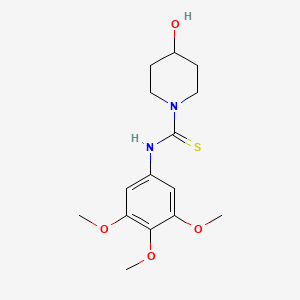 4-hydroxy-N-(3,4,5-trimethoxyphenyl)piperidine-1-carbothioamide