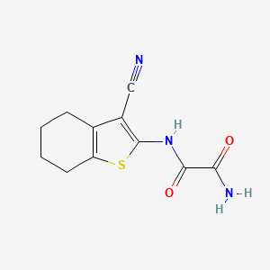 N'-(3-cyano-4,5,6,7-tetrahydro-1-benzothiophen-2-yl)oxamide