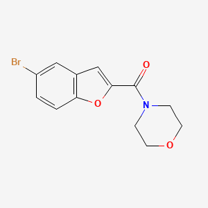 4-[(5-bromo-1-benzofuran-2-yl)carbonyl]morpholine