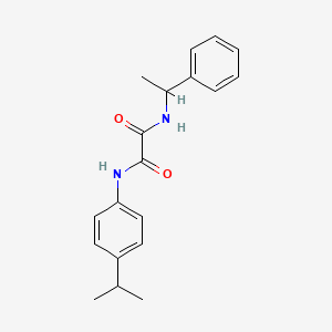 molecular formula C19H22N2O2 B4245695 N'-(1-phenylethyl)-N-(4-propan-2-ylphenyl)oxamide 