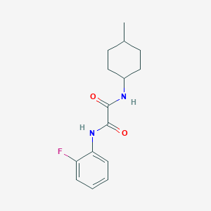 N'-(2-fluorophenyl)-N-(4-methylcyclohexyl)oxamide