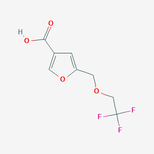 5-(2,2,2-Trifluoroethoxymethyl)furan-3-carboxylic acid