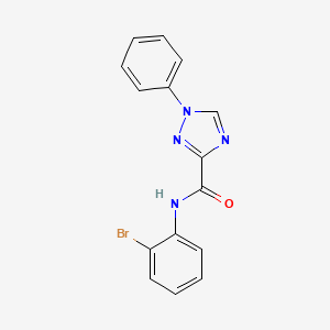 N-(2-bromophenyl)-1-phenyl-1,2,4-triazole-3-carboxamide