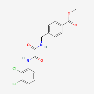 molecular formula C17H14Cl2N2O4 B4245855 Methyl 4-[[[2-(2,3-dichloroanilino)-2-oxoacetyl]amino]methyl]benzoate 