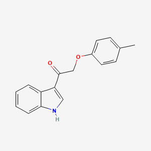 1-(1H-indol-3-yl)-2-(4-methylphenoxy)ethanone