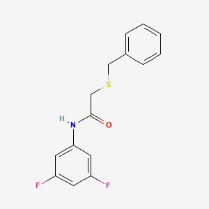 2-(benzylsulfanyl)-N-(3,5-difluorophenyl)acetamide