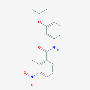 N-(3-isopropoxyphenyl)-2-methyl-3-nitrobenzamide