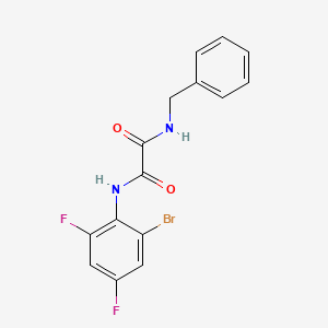 N-benzyl-N'-(2-bromo-4,6-difluorophenyl)oxamide