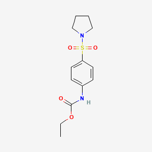 ethyl [4-(1-pyrrolidinylsulfonyl)phenyl]carbamate