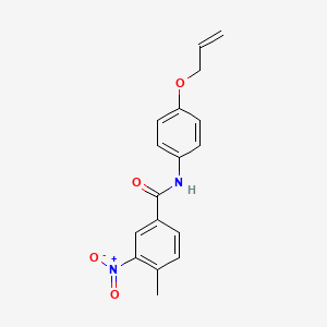 N-[4-(allyloxy)phenyl]-4-methyl-3-nitrobenzamide