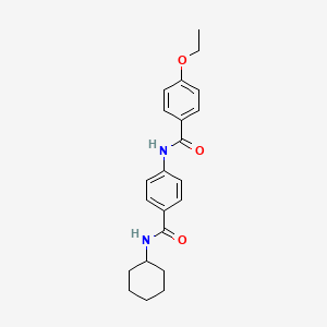 N-{4-[(cyclohexylamino)carbonyl]phenyl}-4-ethoxybenzamide