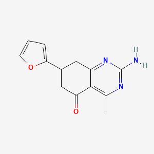 2-amino-7-(furan-2-yl)-4-methyl-7,8-dihydroquinazolin-5(6H)-one