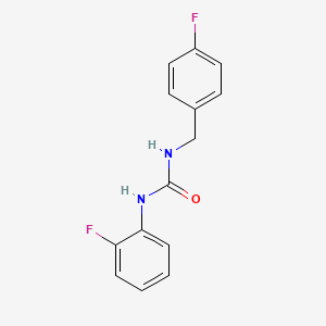 1-(2-Fluorophenyl)-3-[(4-fluorophenyl)methyl]urea