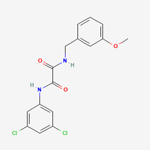 N'-(3,5-dichlorophenyl)-N-[(3-methoxyphenyl)methyl]oxamide