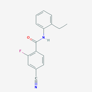 4-cyano-N-(2-ethylphenyl)-2-fluorobenzamide