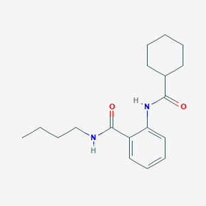 N-BUTYL-2-CYCLOHEXANEAMIDOBENZAMIDE