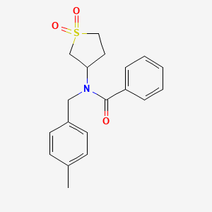 N-(1,1-dioxidotetrahydro-3-thienyl)-N-(4-methylbenzyl)benzamide