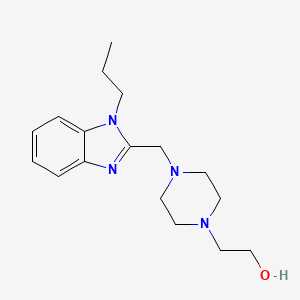 2-{4-[(1-propyl-1H-benzimidazol-2-yl)methyl]-1-piperazinyl}ethanol