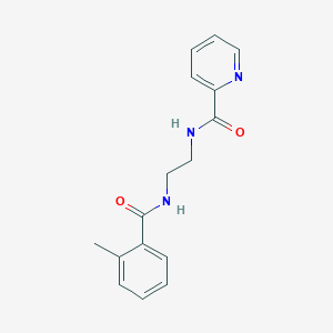 N-{2-[(2-methylbenzoyl)amino]ethyl}-2-pyridinecarboxamide