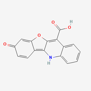 8-oxo-5H-[1]benzofuro[3,2-b]quinoline-11-carboxylic acid