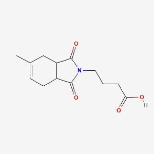 4-(5-Methyl-1,3-dioxo-3a,4,7,7a-tetrahydroisoindol-2-yl)butanoic acid