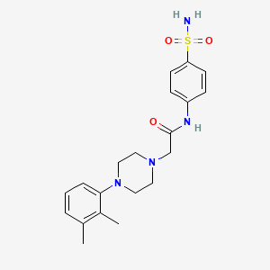 2-[4-(2,3-dimethylphenyl)piperazin-1-yl]-N-(4-sulfamoylphenyl)acetamide