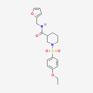 1-(4-ETHOXYBENZENESULFONYL)-N-[(FURAN-2-YL)METHYL]PIPERIDINE-3-CARBOXAMIDE