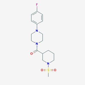 1-(4-fluorophenyl)-4-{[1-(methylsulfonyl)-3-piperidinyl]carbonyl}piperazine