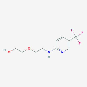 2-(2-{[5-(trifluoromethyl)-2-pyridinyl]amino}ethoxy)ethanol