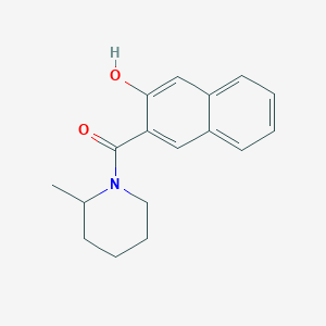 3-[(2-methyl-1-piperidinyl)carbonyl]-2-naphthol