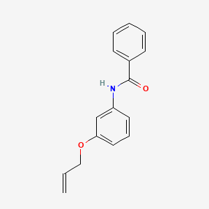 molecular formula C16H15NO2 B4246768 N-[3-(allyloxy)phenyl]benzamide 