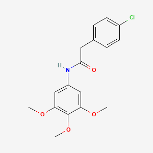 2-(4-chlorophenyl)-N-(3,4,5-trimethoxyphenyl)acetamide