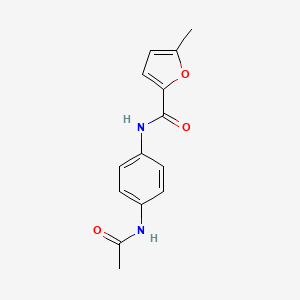 N-[4-(acetylamino)phenyl]-5-methyl-2-furamide