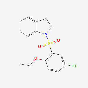 1-[(5-chloro-2-ethoxyphenyl)sulfonyl]indoline