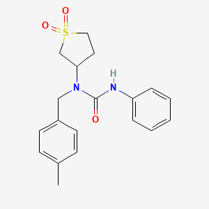 1-(1,1-Dioxidotetrahydrothiophen-3-yl)-1-(4-methylbenzyl)-3-phenylurea