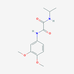 N-(3,4-dimethoxyphenyl)-N'-propan-2-yloxamide