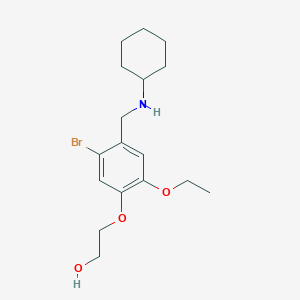 2-{5-bromo-4-[(cyclohexylamino)methyl]-2-ethoxyphenoxy}ethanol