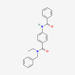 4-(benzoylamino)-N-benzyl-N-ethylbenzamide