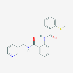 2-(methylthio)-N-(2-{[(3-pyridinylmethyl)amino]carbonyl}phenyl)benzamide