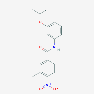 N-(3-isopropoxyphenyl)-3-methyl-4-nitrobenzamide